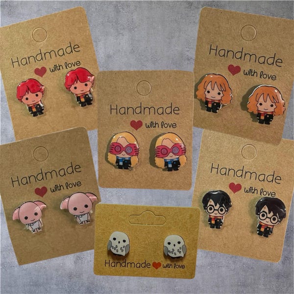 Handmade Earrings - Harry Potter - Characters