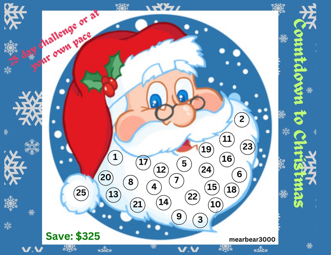 new-santa-countdown-savings-challenge-with-envelope-cash-savings