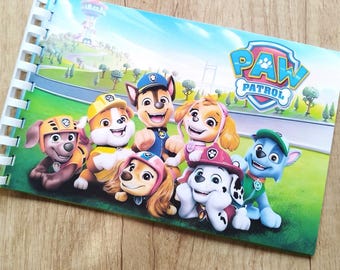 Busy Book Paw Patrol Printable – Educational PDF for Kids – Matching, Shapes, Numbers, Velcro Activities, Preschool Learning