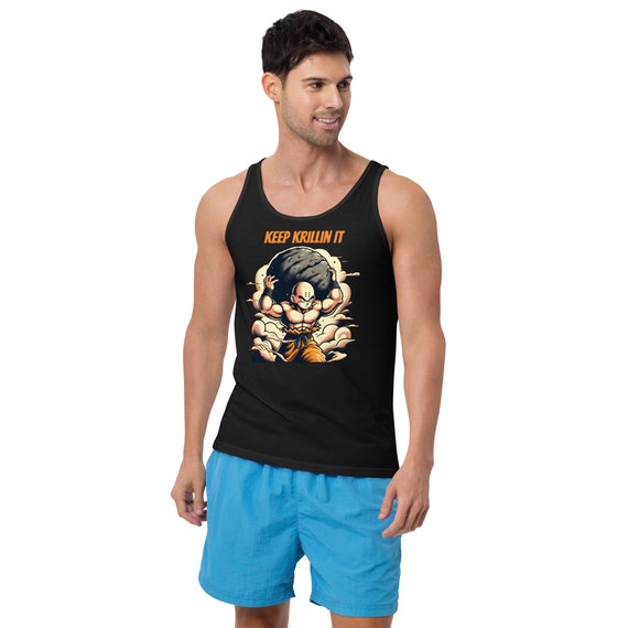 Dragon Ball Z Gym Shirt- Keep Krillin It (Tank-Top)