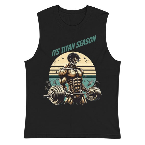 AOT Gym Shirt - Its Titan Season (Black)