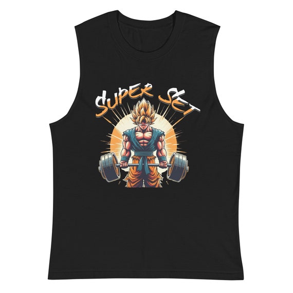 Dragon Ball Z Gym Shirt - Super Set Goku (Black)