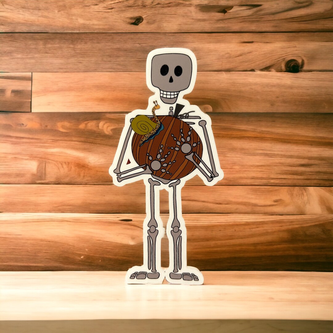 Skeleton Shells Sticker Skeleton Stickers - Etsy