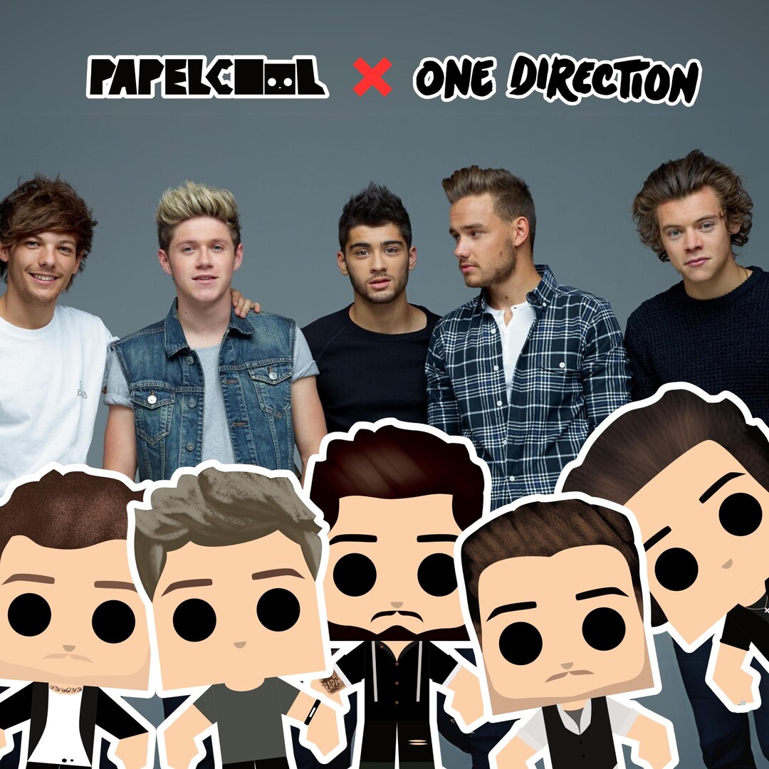 One Direction - Papelcool, Plantilla DIY, Papercraft En 3D - Etsy