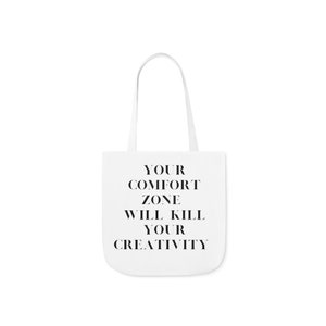 Comfort Zone Polyester Canvas Tote Bag