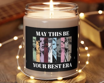 Birthday Era Candle | Birthday Gift | Subtle Merch Scented Soy Candle, 9oz, Taylor Fan, Christmas Gift, Era Tour Merch