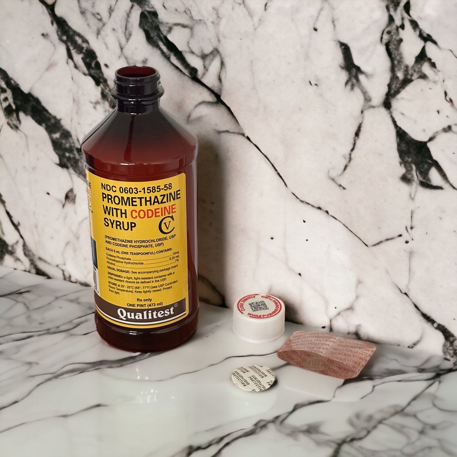 Qualitest empty High Quality Cough Syrup Prop Bottle Lean Etsy