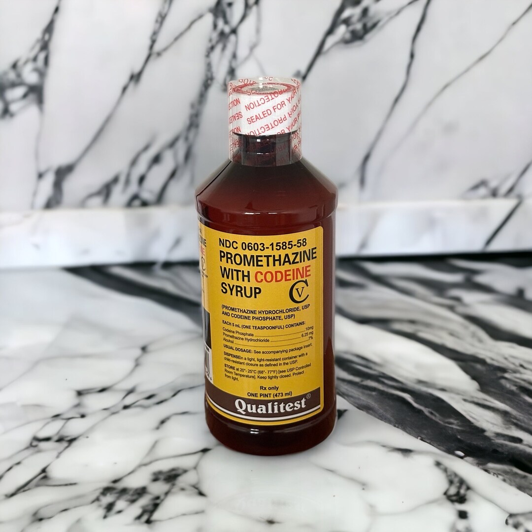 Qualitest empty High Quality Cough Syrup Prop Bottle Lean Etsy