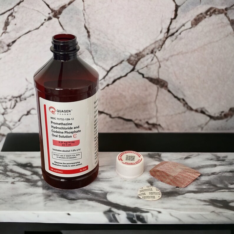 Quagen empty High Quality Cough Syrup Prop Bottle Lean Etsy