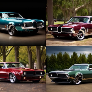 Benutzerdefinierte Merkur Cougar Bilder: 300 DPI Hot Rod Car (Herunterladbare PNG)