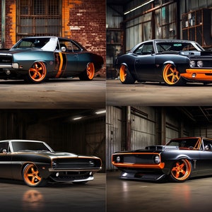 Benutzerdefinierte Valiant Ladegerät Hot Rod Bilder (300+ DPI PNG Digital Download)