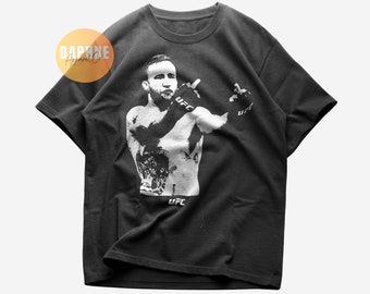 Justin Gaethje Hemd | Ufc Leichtgewicht Champion | Vintage Sport T-Shirt | Professionelles Design | MMA-Shirt | 100% Baumwolle bequemes Shirt