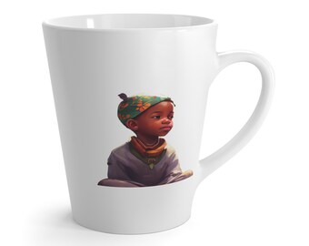 African Kid - You are not too small to change the world Latte Mug