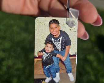 Double Sided Custom Photo Keychain | Personalized Keepsake