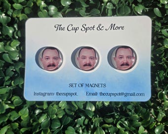 Custom Glass Magnets: Round 1 inch Fridge Magnets