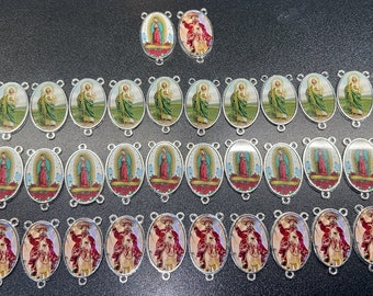 Personalized Memorial Rosary Pendant with Image