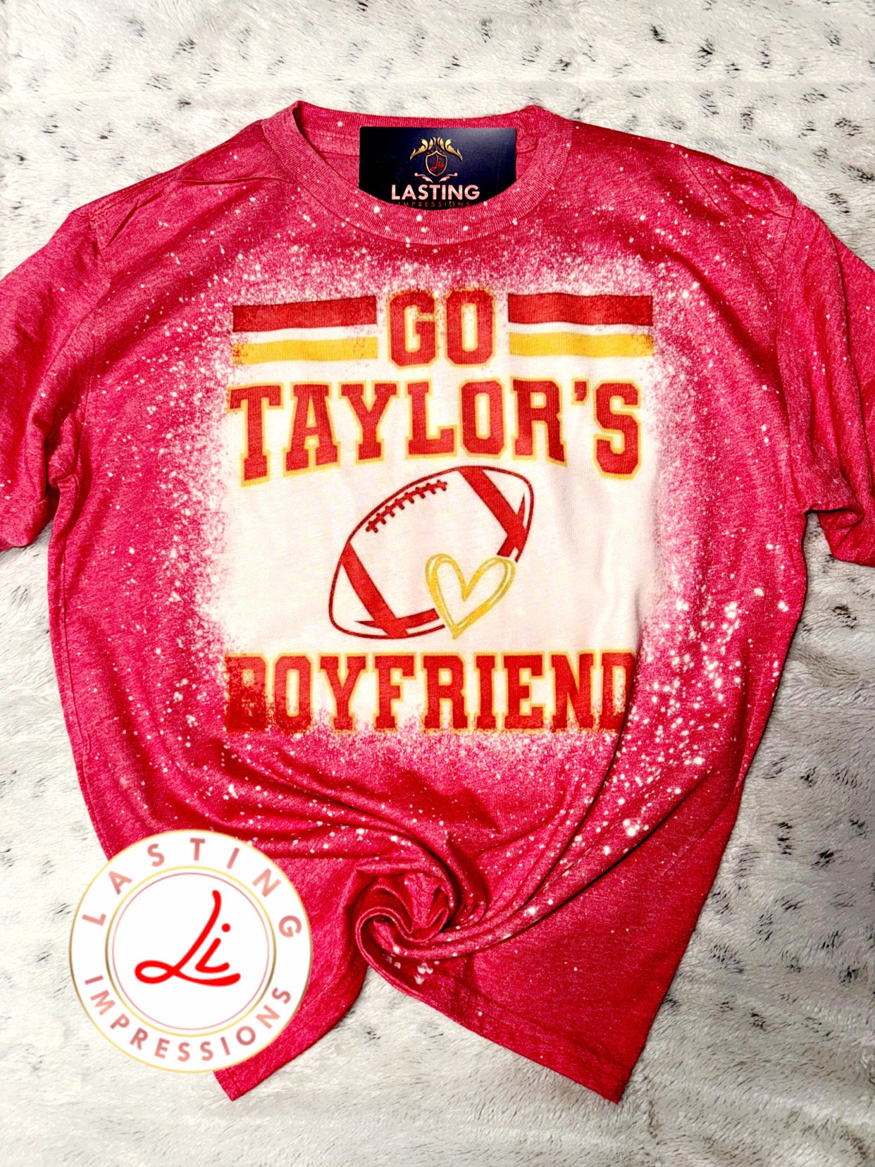 Super Bowl 2024 Tshirt Bleached Tshirt Taylor Etsy