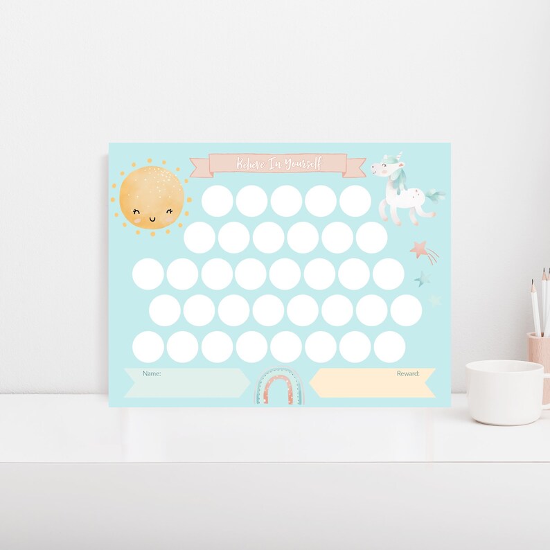 Kids Reward Chart Rewards Chart Children Tracking Chart Printable Potty