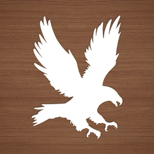 Eagle Vinyl Sticker, Eagle Window Decal