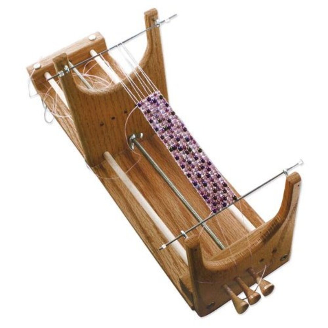 The Beadsmith LoomEEZ Japanese Bead Loom Kit Includes Adjustable