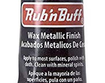 AMACO Rub n Buff Wax Metallic Finish - Rub n Buff Ebony 15ml Tube