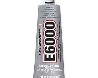 E6000 230012 Craft Adhesive, 3.7 Fluid Ounces, Single Pack, Transparent