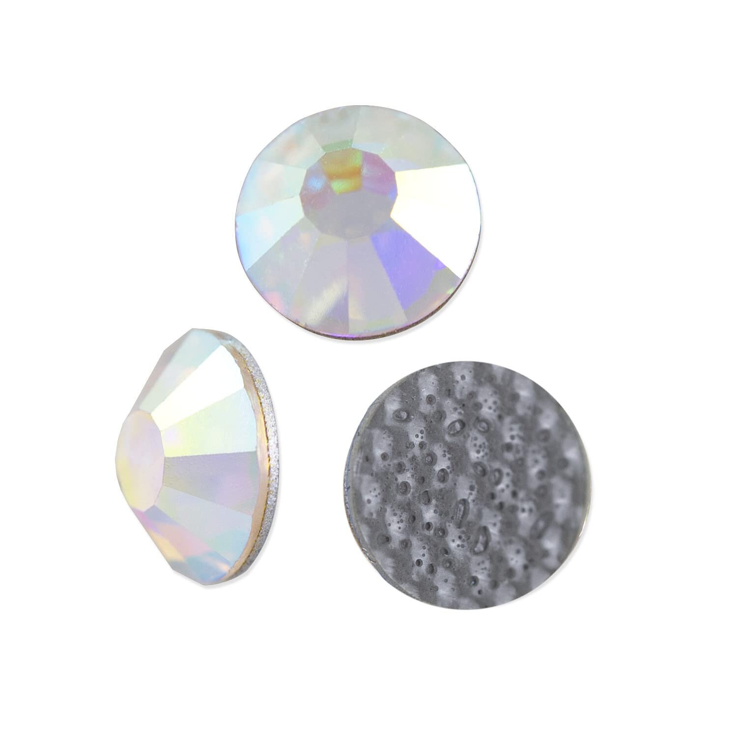  Preciosa Viva Rhinestones No Hotfix Flatback - Jet Hemitate -  SS12 (3mm) - Choose Your Quantity (72) : Beauty & Personal Care