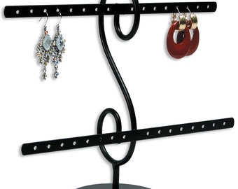 Metal Earring Rack Jewelry Display (Holds16 pairs)