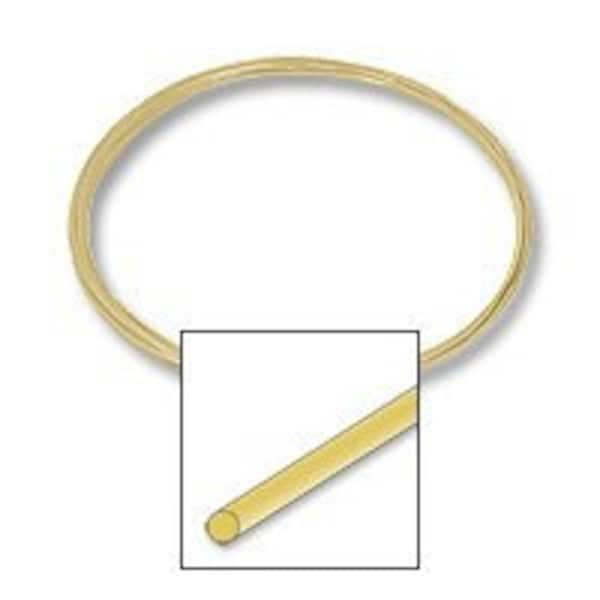 14k Yellow Gold Wire Round 22 Gauge