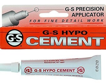 Adhesive, Cement GS Hypo Tube (1/3 fl oz)