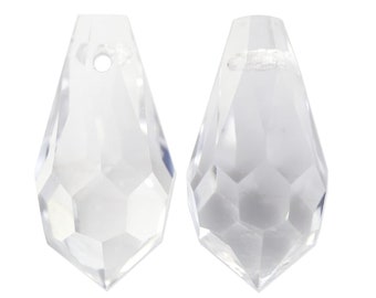 Preciosa Crystal 984 Drop Pendant 18x9mm Crystal (Package of 5)