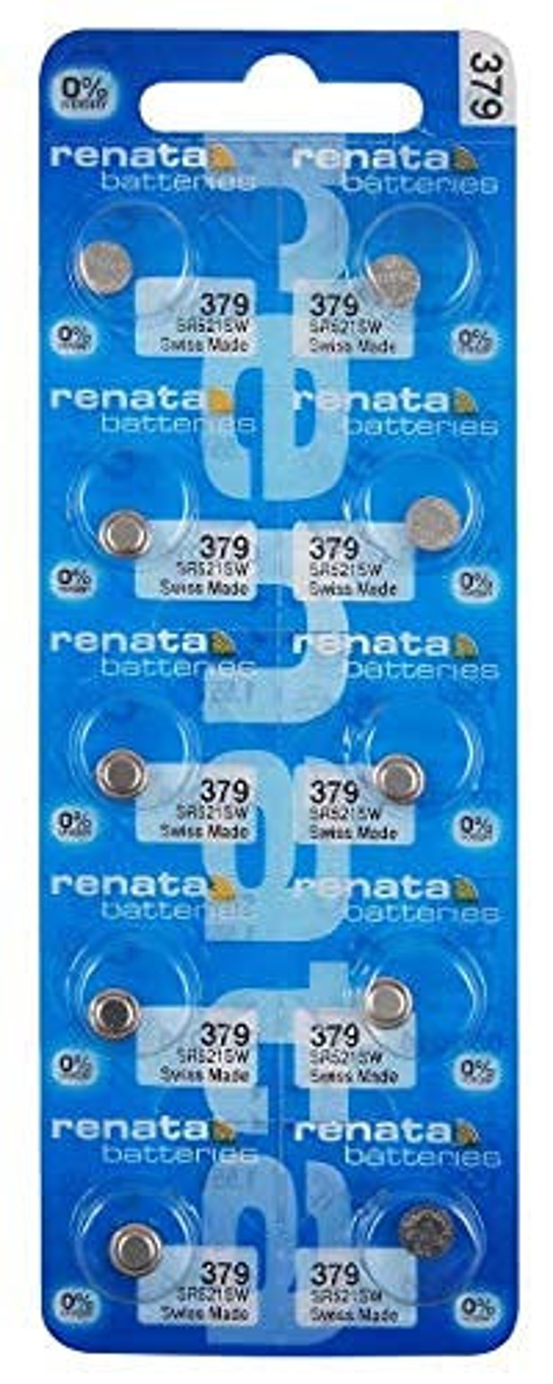 Renata 379 - Batteria Per Orologio, Senza Mercurio, 1,55 V, Sostituisce - Foto 6