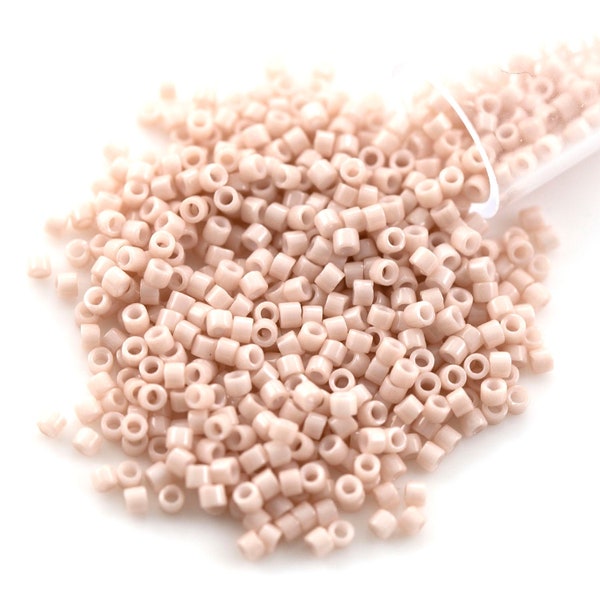 Miyuki Delica Seed Bead 11/0 Opaque Palest Pink