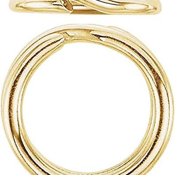 JewelrySupply 4.5mm 14k Yellow Gold Split-Ring (1-Pc)
