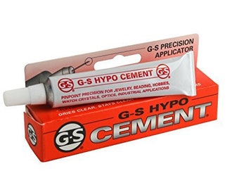 G-S HYPO Cement precision Applicator G S Adhesive Glue crystal watch model tool by G-S Hypo Cement