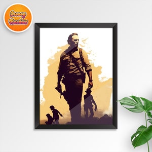 Be my Valentine TWD' Poster, picture, metal print, paint by akyanyme dotcom