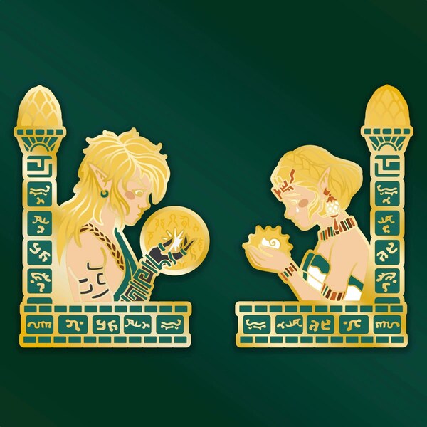 Totk Zelda Earrings Etsy