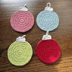Crochet Ornament Coasters
