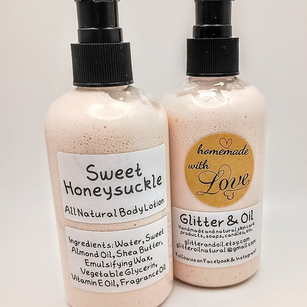 Sweet Honeysuckle Natural Body Lotion