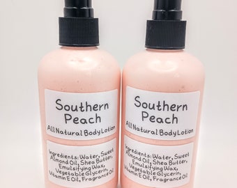 Southern Peach Natural Body Lotion