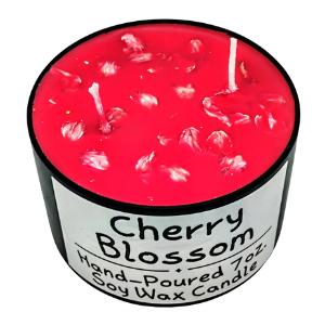 Cherry Blossom scented soy wax candle