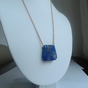 Natural Stone Lapis Lazuli Necklace  for Women, Jewelry Gift For Her