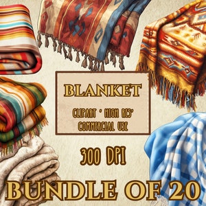 Blanket on etsy commercial sale