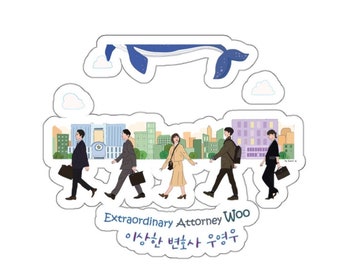 Extraordinary Attorney Woo Sticker: Glossy Vinyl K-Drama Fan Merch