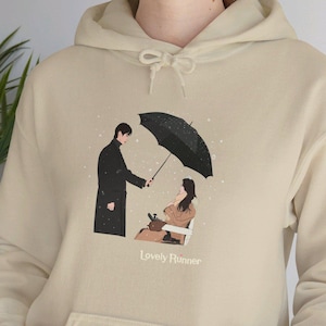Kdrama Sweatshirt, Kdrama Lovely Runner Hoodie, Lovely Runner Kdrama Fan Merch, Kdrama Addict Gift, Kpop Hooded Sweatshirt | 선재 업고 튀어