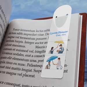 K Drama Lover Bookmark, Kdrama Lovely Runner Bookmark, K-Drama Addict Gift, K-Drama Fan Merch | 선재 업고 튀어, Lovely Runner, Byeon Woo Seok