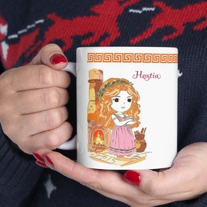 Hestia Mug: Greek Goddess of Hearth and Home (11 oz), Vesta Coffee Cup