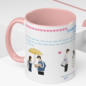K Drama Lover Coffee Mug (11 oz), Kdrama Lovely Runner Quotes Mug, K-Drama Addict Mug, Byeon Woo Seok, 선재 업고 튀어 | Lovely Runner KDrama