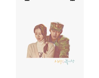 Crash Landing on You Poster: Korean Drama Matte Print (CLOY)