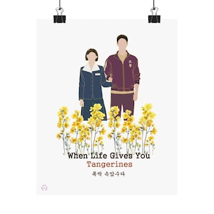 Kdrama &#39;When Life Gives You Tangerines&#39; Matte Art Print